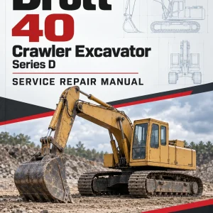Drott 40 Crawler Excavator Series D Service Manual
