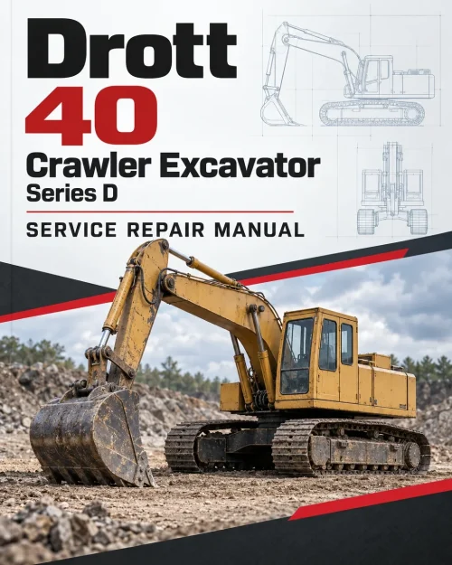Drott 40 Crawler Excavator Series D Service Manual Drott 40 Crawler Excavator Series D Service Manual