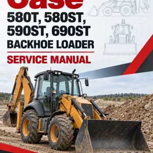 Case 580T, 580ST, 590ST, 690ST Backhoe Loader Service Manual