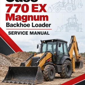 Case 770 EX Magnum Backhoe Loader Service Manual Case 770 EX Magnum Backhoe Loader Service Manual