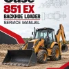 Case 851 EX Backhoe Loader Service Manual