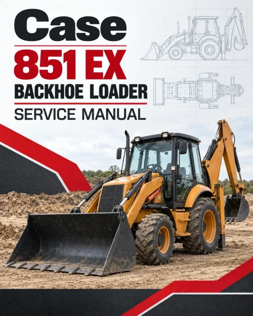 Case 851 EX Backhoe Loader Service Manual Case 851 EX Backhoe Loader Service Manual