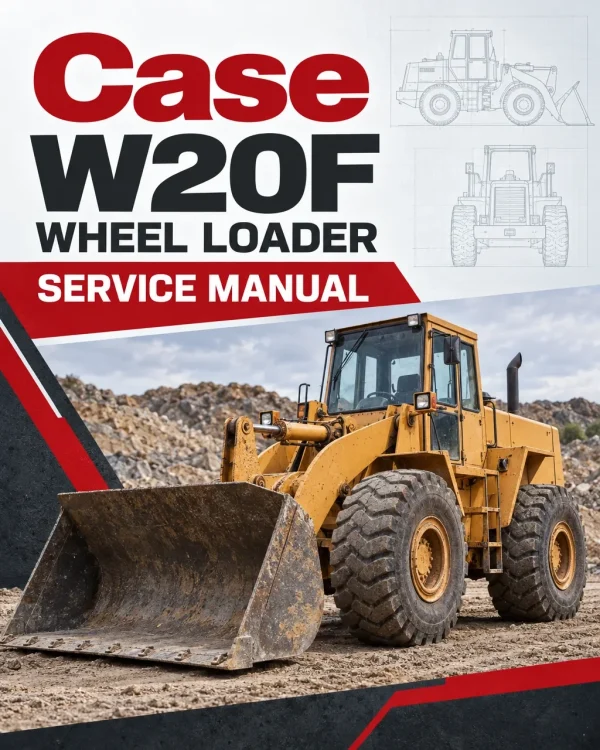 Case W20F Wheel Loader Service Manual Case W20F Wheel Loader Service Manual
