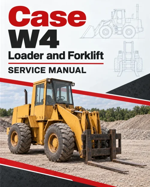 Case W4 Loader and Forklift Service Manual Case W4 Loader and Forklift Service Manual