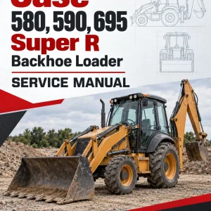 Case 580, 590, 695 Super R Backhoe Loader Service Manual Case 580, 590, 695 Super R Backhoe Loader Service Manual