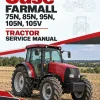 Case Farmall 75N, 85N, 95N, 105N, 105V Tractor Service Manual