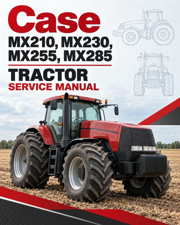 Case MX210, MX230, MX255, MX285 Tractor Service Manual Case MX210, MX230, MX255, MX285 Tractor Service Manual