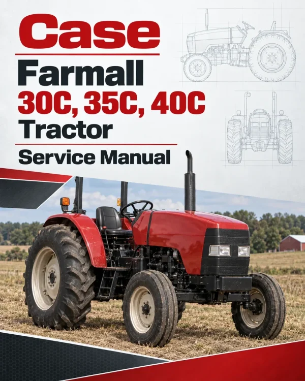 Case Farmall 30C, 35C, 40C Tractor Service Manual