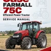 Case Farmall 75C Efficient Power Tractor Service Manual