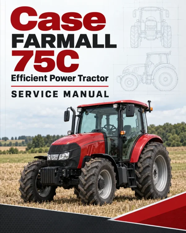 Case Farmall 75C Efficient Power Tractor Service Manual