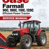 Case Farmall 90C, 100C, 110C, 120C Efficient Power Tractor Service Manual