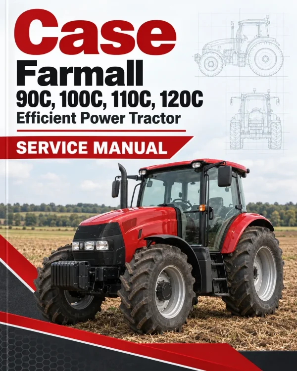 Case Farmall 90C, 100C, 110C, 120C Efficient Power Tractor Service Manual