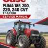 Case Puma 185, 200, 220, 240 CVT Tractor Service Manual Case Puma 185, 200, 220, 240 CVT Tractor Service Manual