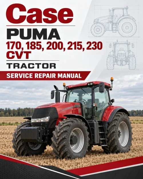 Case Puma 170, 185, 200, 215, 230 CVT Tractor Service Manual Case Puma 170, 185, 200, 215, 230 CVT Tractor Service Manual