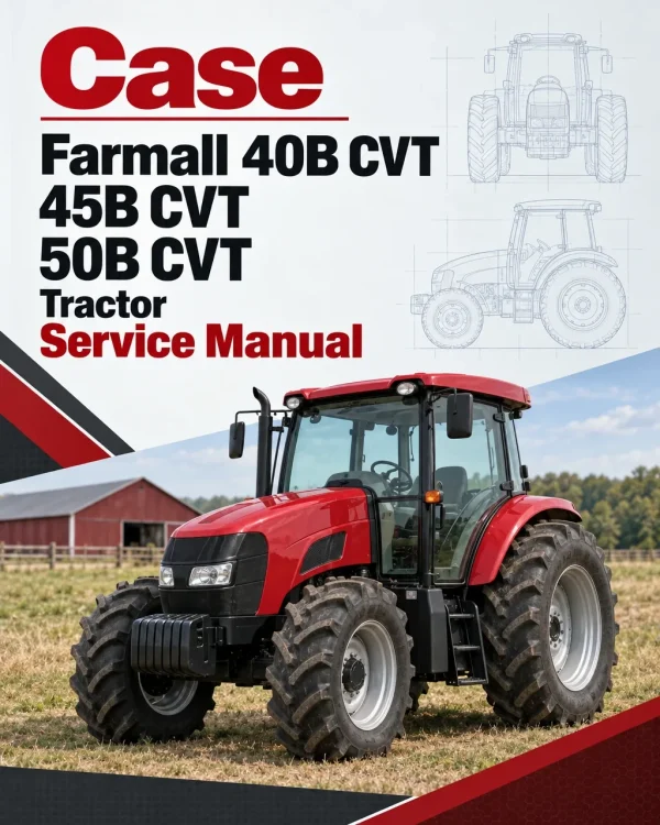 Case Farmall 40B CVT, 45B CVT, 50B CVT Tractor Service Manual Case Farmall 40B CVT, 45B CVT, 50B CVT Tractor Service Manual