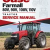 Case Farmall 80V, 90V, 100V, 110V Tractor Service Manual
