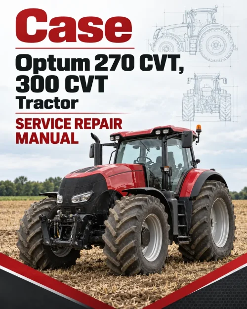 Case Optum 270 CVT, 300 CVT Tractor Service Manual Case Optum 270 CVT, 300 CVT Tractor Service Manual