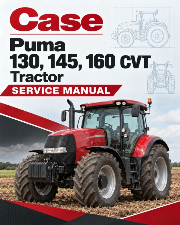 Case Puma 130, 145, 160 CVT Tractor Service Manual Case Puma 130, 145, 160 CVT Tractor Service Manual
