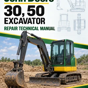 John Deere 30, 50 Excavator Repair Technical Manual (TM1380) John Deere 30, 50 Excavator Repair Technical Manual (TM1380)