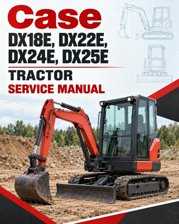 Case DX18E, DX22E, DX24E, DX25E Tractor Service Manual Case DX18E, DX22E, DX24E, DX25E Tractor Service Manual