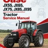Case JX55, JX65, JX75, JX85, JX95 Tractor Service Manual