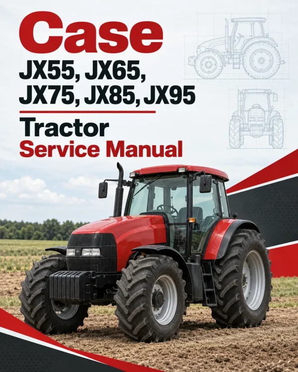 Case JX55, JX65, JX75, JX85, JX95 Tractor Service Manual