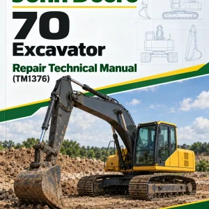 John Deere 70 Excavator Repair Technical Manual (TM1376) John Deere 70 Excavator Repair Technical Manual (TM1376)