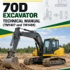 John Deere 70D Excavator Technical Manual (TM1407 and TM1408) John Deere 70D Excavator Technical Manual (TM1407 and TM1408)