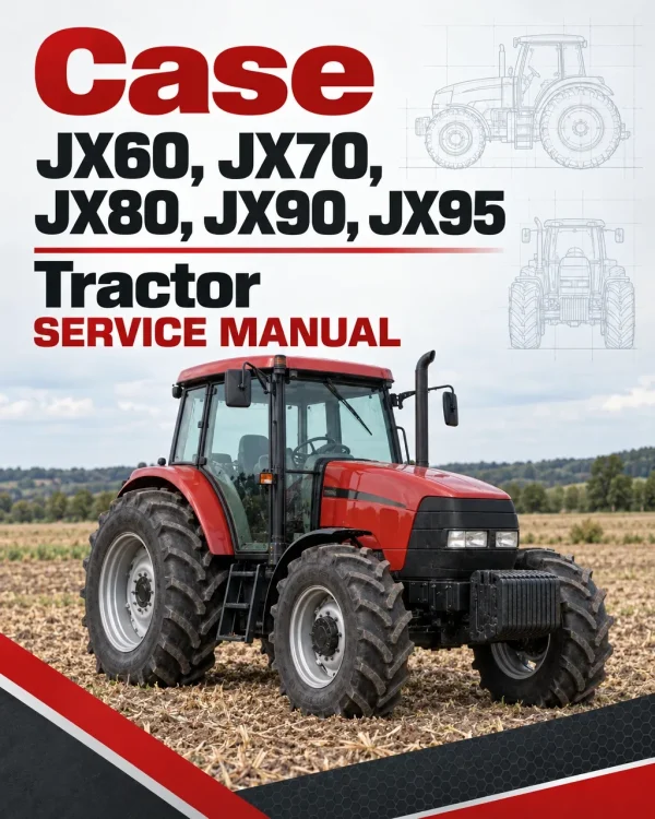 Case JX60, JX70, JX80, JX90, JX95 Tractor Service Manual Case JX60, JX70, JX80, JX90, JX95 Tractor Service Manual