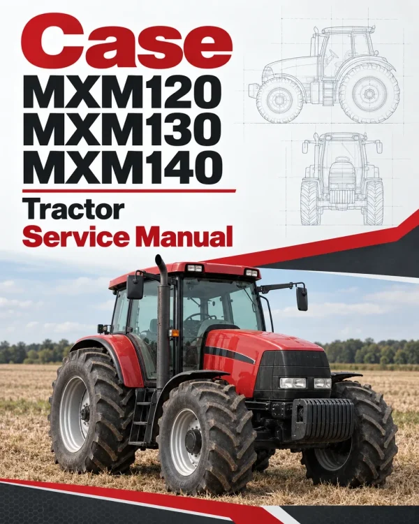 Case MXM120, MXM130, MXM140 Tractor Service Manual