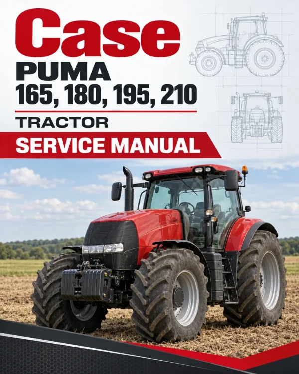 Case Puma 165, 180, 195, 210 Tractor Service Manual Case Puma 165, 180, 195, 210 Tractor Service Manual