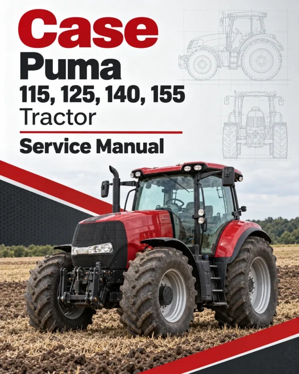 Case Puma 115, 125, 140, 155 Tractor Service Manual