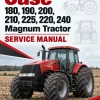 Case 180, 190, 200, 210, 225, 220, 240 Magnum Tractor Service Manual Case 180, 190, 200, 210, 225, 220, 240 Magnum Tractor Service Manual