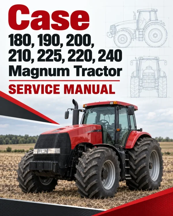 Case 180, 190, 200, 210, 225, 220, 240 Magnum Tractor Service Manual Case 180, 190, 200, 210, 225, 220, 240 Magnum Tractor Service Manual