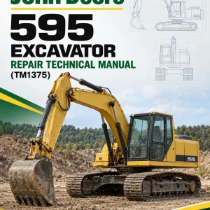 John Deere 595 Excavator Repair Technical Manual (TM1375)