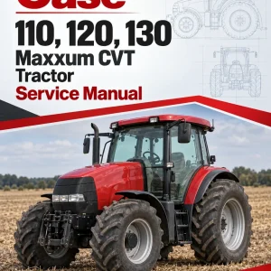 Case 110, 120, 130 Maxxum CVT Tractor Service Manual Case 110, 120, 130 Maxxum CVT Tractor Service Manual