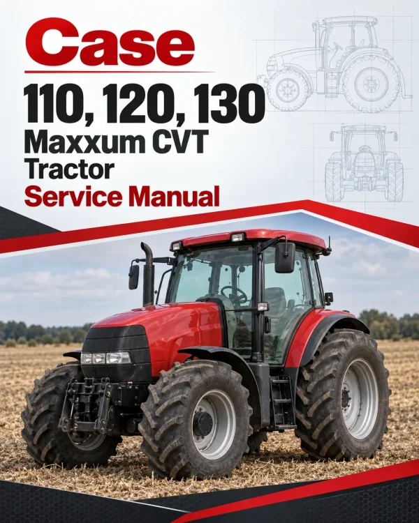 Case 110, 120, 130 Maxxum CVT Tractor Service Manual Case 110, 120, 130 Maxxum CVT Tractor Service Manual