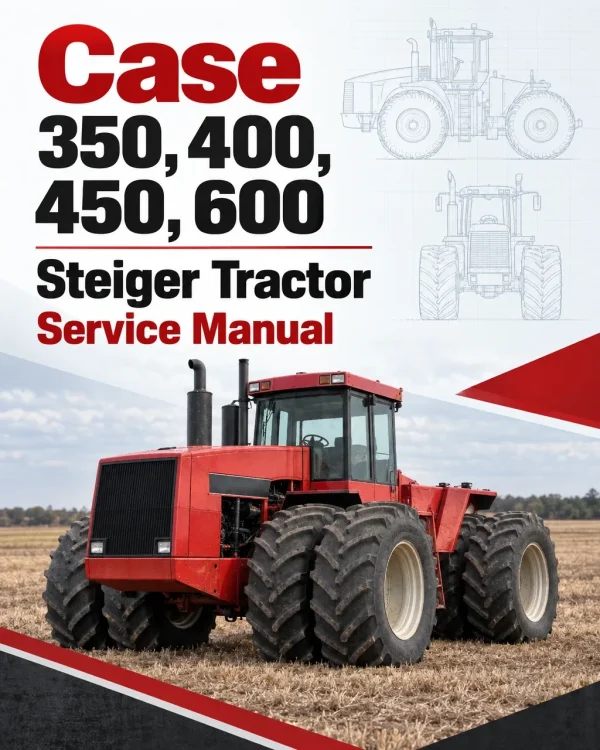 Case 350, 400, 450, 600 Steiger Tractor Service Manual Case 350, 400, 450, 600 Steiger Tractor Service Manual