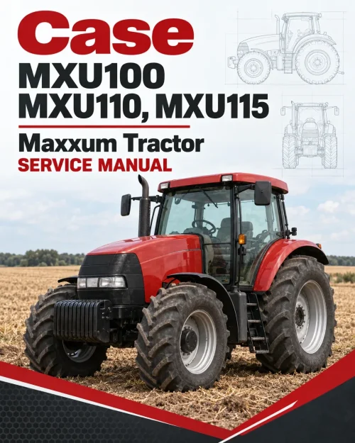 Case MXU100, MXU110, MXU115 Maxxum Tractor Service Manual Case MXU100, MXU110, MXU115 Maxxum Tractor Service Manual