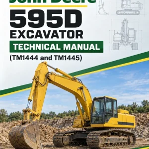 John Deere 595D Excavator Technical Manual (TM1444 and TM1445)