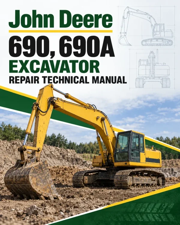 John Deere 690, 690A Excavator Repair Technical Manual (TM1017) John Deere 690, 690A Excavator Repair Technical Manual (TM1017)