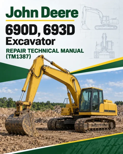John Deere 690D, 693D Excavator Repair Technical Manual (TM1387) John Deere 690D, 693D Excavator Repair Technical Manual (TM1387)