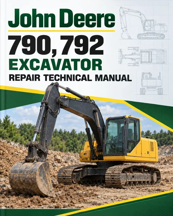 John Deere 790, 792 Excavator Repair Technical Manual (TM1320)