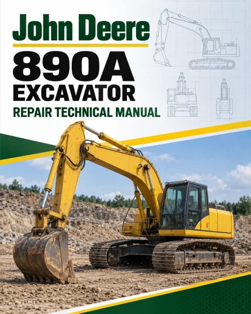 John Deere 890A Excavator Repair Technical Manual (TM1263) John Deere 890A Excavator Repair Technical Manual (TM1263)