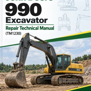 John Deere 990 Excavator Repair Technical Manual (TM1230)