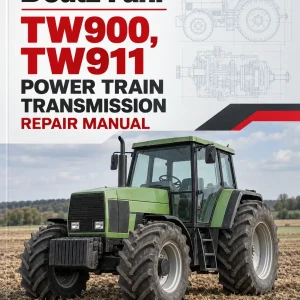 Deutz-Fahr TW900, TW911 Power Train Transmission Repair Manual Deutz-Fahr TW900, TW911 Power Train Transmission Repair Manual