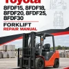 Toyota 8FDF15, 8FDF18, 8FDF20, 8FDF25, 8FDF30 Repair Manual Toyota 8FDF15, 8FDF18, 8FDF20, 8FDF25, 8FDF30 Repair Manual