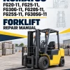 Komatsu FG20-11, FG25-11, FG30G-11, FG20S-11, FG25S-11, FG30SG-11 Forklift Repair Manual