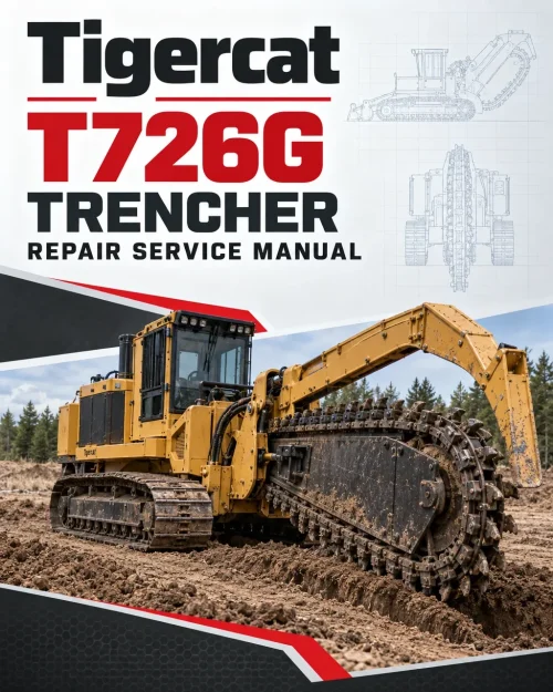 Tigercat T726G Trencher Repair Service Manual Tigercat T726G Trencher Repair Service Manual