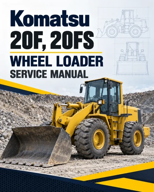 Komatsu 20F, 20FS Wheel Loader Service Manual Komatsu 20F, 20FS Wheel Loader Service Manual